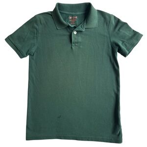 Cat & Jack Shirt School Uniform Green polo size 8